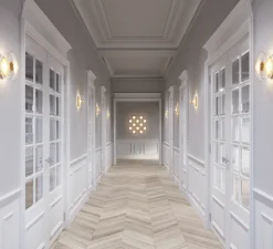 Applique*Nuura Applique murale, Blossi, , Ø23cm, H9cm - or, transparent