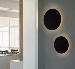 Enfants|Applique*Faro Applique murale, Board 450, , LED, 2700K, 327 lm, Ø45cm, H3cm - noir