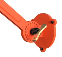 Applique murale, Bolt Side Fit, avec câble, orange vif, L45cm, H9cm - Tonone