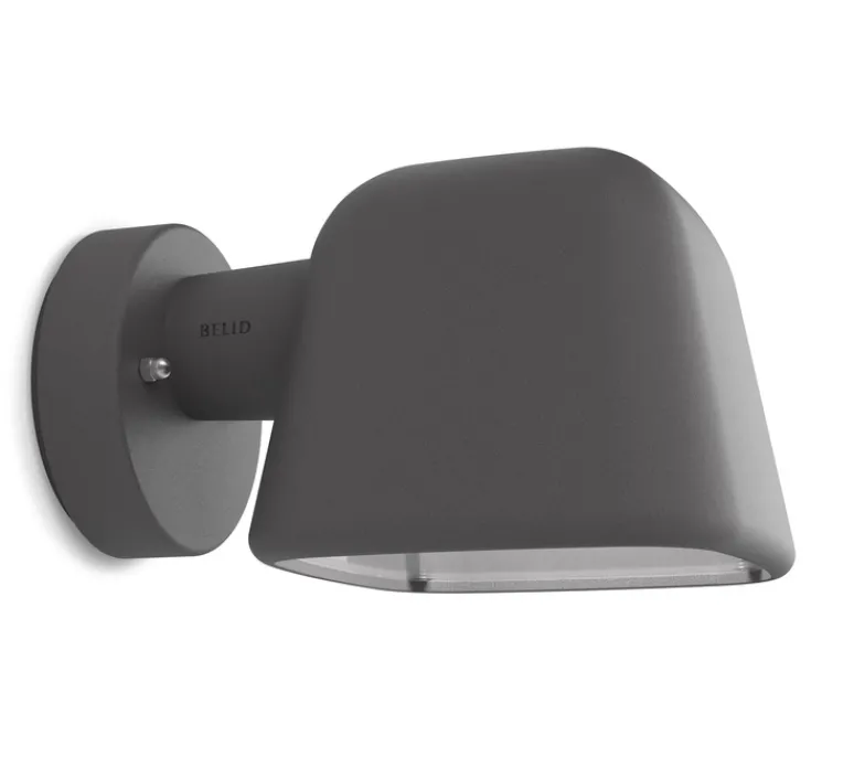 Applique*Belid Applique murale, Boo, , IP44, L25,3cm, H13,6cm - Graphite