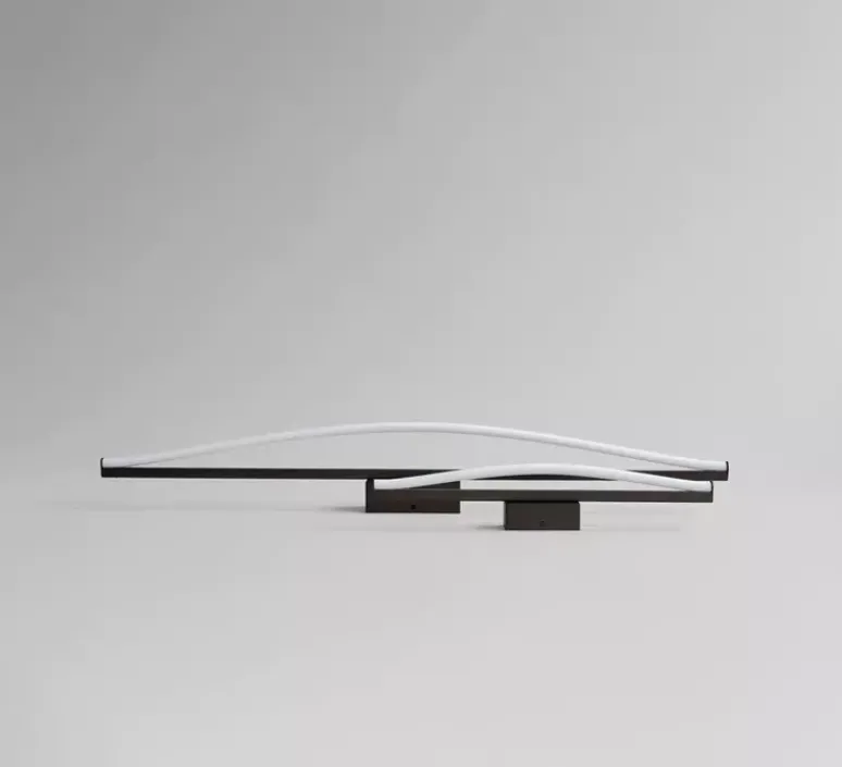 Applique*101 Copenhagen Applique murale, Bow, Big, blanc, bronze, LED, 2400K, lm, L8cm, H100cm -