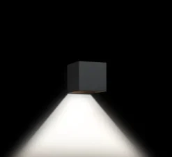 Applique*Wever&Ducré Applique murale, Box 1.0, , QT14, H10cm, L10cm - Wever&Ducre noir brossé