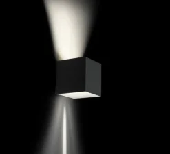 Applique murale, Box 2.0, noir, LED, L10cm, H10cm, 2700K, 400lm, IP65- Wever&Ducré
