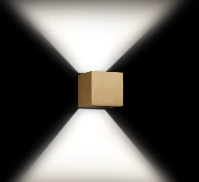 Applique*Wever&Ducré Applique murale, Box 1.0, , H10cm, L10cm, QT14 - Wever-Ducre or brossé