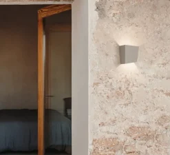 Applique*Vibia Applique murale, Break Plus, 4114, , IP65, LED, 2700K, 113 lm, L12cm, H14cm - beige