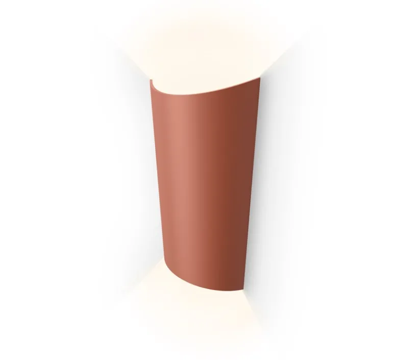 Applique*Vibia Applique murale, Break Plus, 4118, , IP65, LED, 2700K, 707 lm, L19cm, H32cm - terracotta