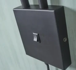 Applique*It's about Romi Applique murale, Bremen 2 bras, , L135cm, H49cm - noir