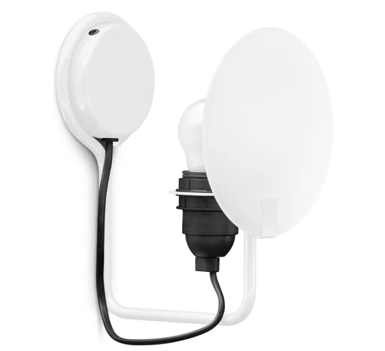 Applique*Stilnovo Applique murale, Bugia 1 light, , L14cm, H21cm - blanc