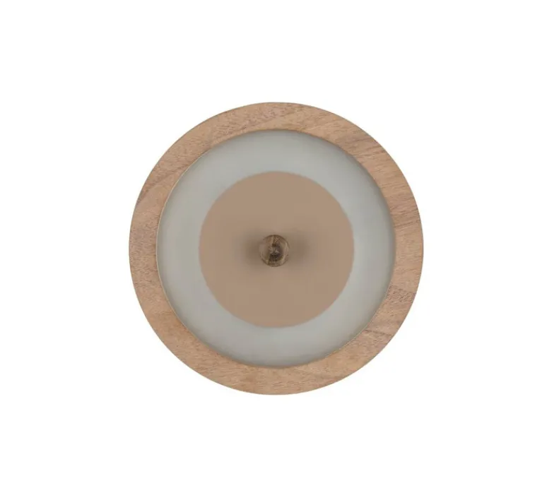 Applique*Loftlight Applique murale, Bugie, , LED, dim, 3000K, 1400 lm, Ø15cm, H4,5cm - noyer