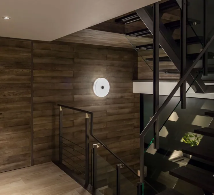 Applique murale, Button HL, blanc, IP40, Ø47cm, H47cm - Flos