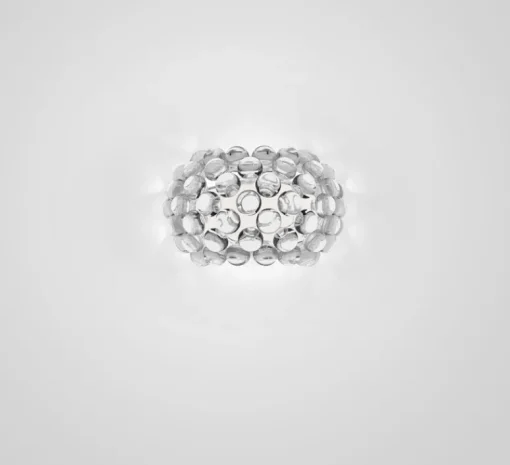 Applique*Foscarini Applique murale, Caboche Plus piccola R7s, , L31cm, H19,5cm - transparent