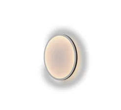 Applique*Muuto Applique murale, Calm, , LED, dim, 2200K, 710 lm, Ø50cm, H7,25cm - blanc et noir