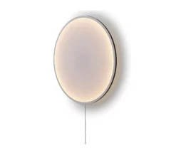 Applique*Muuto Applique murale, Calm, , LED, dim, 2200K, 1400 lm, Ø90cm, H7,25cm - blanc et noir