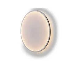 Applique*Muuto Applique murale, Calm, , LED, dim, 2200K, 1400 lm, Ø90cm, H7,25cm - blanc et noir