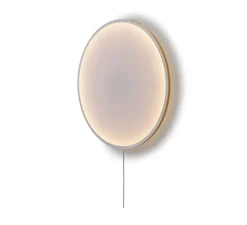 Applique murale, Calm, blanc et orange, LED, dim, 2200K, 1400 lm, Ø90cm, H7,25cm - Muuto