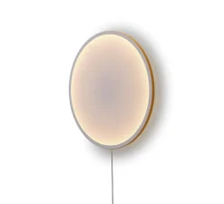 Applique*Muuto Applique murale, Calm, , LED, dim, 2200K, 1000 lm, Ø68cm, H7,25cm - blanc et orange