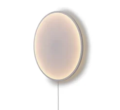 Applique*Muuto Applique murale, Calm, , LED, dim, 2200K, 1400 lm, Ø90cm, H7,25cm - blanc et gris