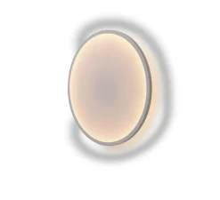 Applique murale, Calm, blanc et gris, LED, dim, 2200K, 1000 lm, Ø68cm, H7,25cm - Muuto