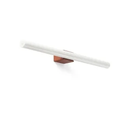 Applique*Faro Applique murale, Calma, , LED, IP44, 2700K, 608lm, L50cm, P8cm - terracotta, verre opalin