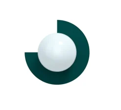 Applique*Swedish Ninja Applique murale, Candy Big circle 270 L, , Ø28cm, P29cm - Vert paon