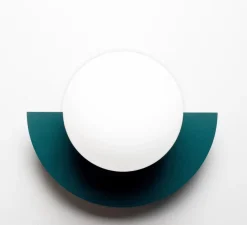 Applique murale, Candy big circle 180 L, bluegreen, L37cm, H30cm - Swedish Ninja