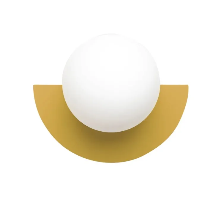 Applique murale, Candy little circle 180 S, ocre, L28cm, H22cm - Swedish Ninja