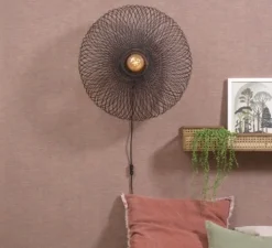 Applique*Good&Mojo Applique murale, Cango, , Ø60cm, H25cm - noir