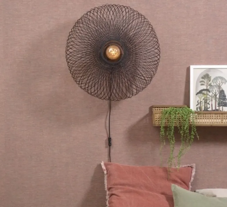 Applique*Good&Mojo Applique murale, Cango, , Ø60cm, H25cm - noir