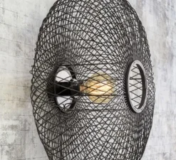 Applique*Good&Mojo Applique murale, Cango, , Ø60cm, H25cm - noir