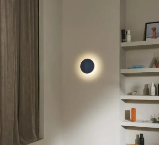 Applique murale, Caramel 38, bleu, LED, dim, 2700K, 1528 lm, Ø38cm, H12cm - Marset