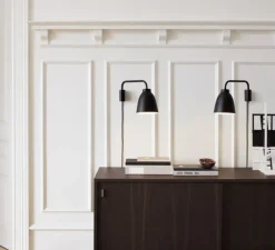 Applique*Fritz Hansen Applique murale, Caravaggio Read, , Ø35cm, H20,6cm - noir