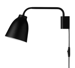 Applique*Fritz Hansen Applique murale, Caravaggio Read, , Ø35cm, H20,6cm - noir