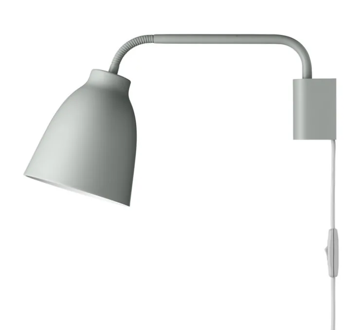 Applique murale, Caravaggio Read, gris, Ø35cm, H20,6cm - Fritz Hansen