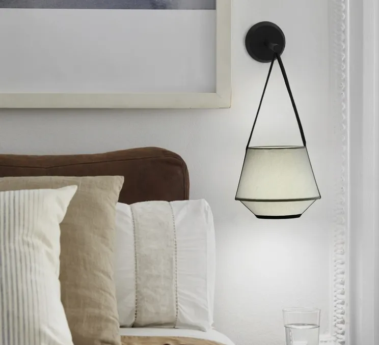 Applique murale, Carrie, gris, L20cm, H47cm - Forestier