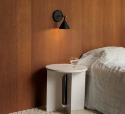 Applique murale, Cast, noir, IP44, LED, 2700K, 181 lm, L12,5cm, H19,6cm - Audo Copenhagen