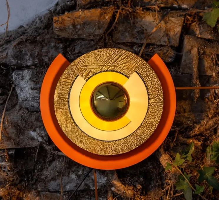 Applique murale, Celestial, Mars, laiton poli, Ø35cm, H35cm - Mullan Lighting