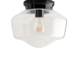 Plafonnier & Spot|Applique*Zangra Applique murale, Chaella, avec glass.L.001, , L25,5cm, H19cm - noir