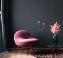 Applique*Luxcambra Applique murale, Champignon A, , LED, 3000K, 420 lm, L56cm, H37cm - laiton