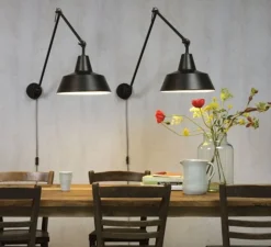 Applique*It's about Romi Applique murale, Chicago WA, , Ø36cm, L60 à 150cm - noir