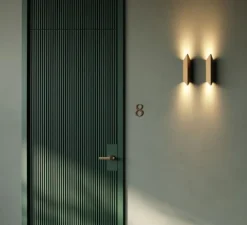 Applique*Modular Applique murale, Chival Up/Down 292 2x, , LED, dim, 2700K, 713 lm, L7,1cm, H29,2cm - champagne anodisé