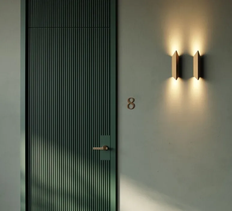 Applique*Modular Applique murale, Chival Up/Down 292 2x, , LED, dim, 2700K, 713 lm, L7,1cm, H29,2cm - champagne anodisé