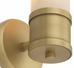 Applique*Eichholtz Applique murale, Claridges single, , L13cm, H29,5cm - albâtre, laiton