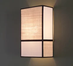 Applique murale, Céleste, Rabane, Coton, écru, noir, L21cm, H36cm - Sarah Lavoine