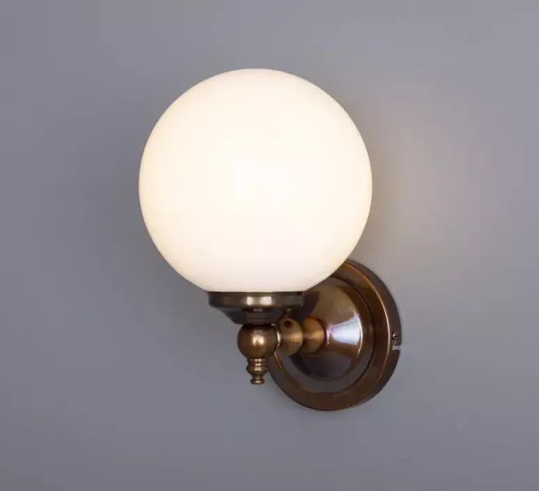 Applique*Mullan Lighting Applique murale, Cloghan, , L14cm, H20cm - laiton antique