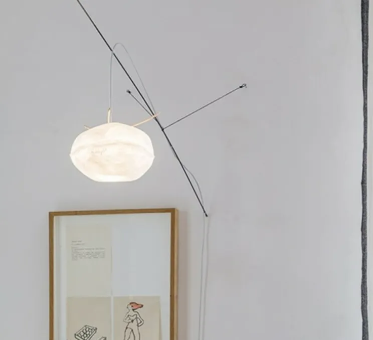 Applique murale, Cocon perché, blanc, L72cm, H35cm - Céline Wright