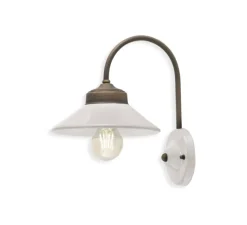 Applique*Ferroluce Applique murale, Colors C1630, , L20cm, H28cm - crème