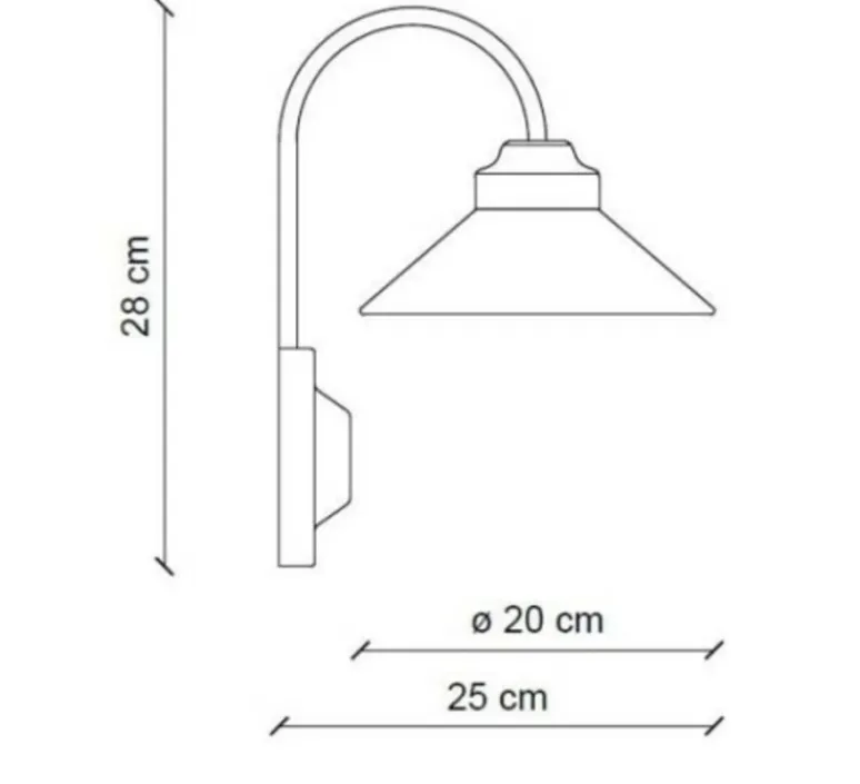 Applique*Ferroluce Applique murale, Colors C1630, , L20cm, H28cm - crème