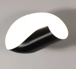 Applique murale, Conche Droite, noir, H20cm - Serge Mouille