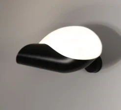 Applique*Serge Mouille Applique murale, Conche Gauche, , H20cm - noir