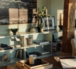 Applique murale, Cone and Sphere , noir et laiton, Ø13,5cm, P23,9cm - ATELIER ARETI